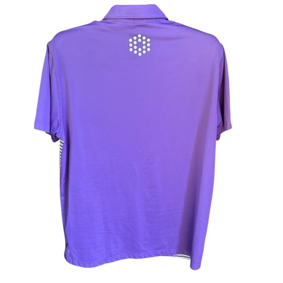 Puma Men's Golf Cool Cell Multi-Color Performance Polo Shirt Size XL Purple - Picture 2 of 7